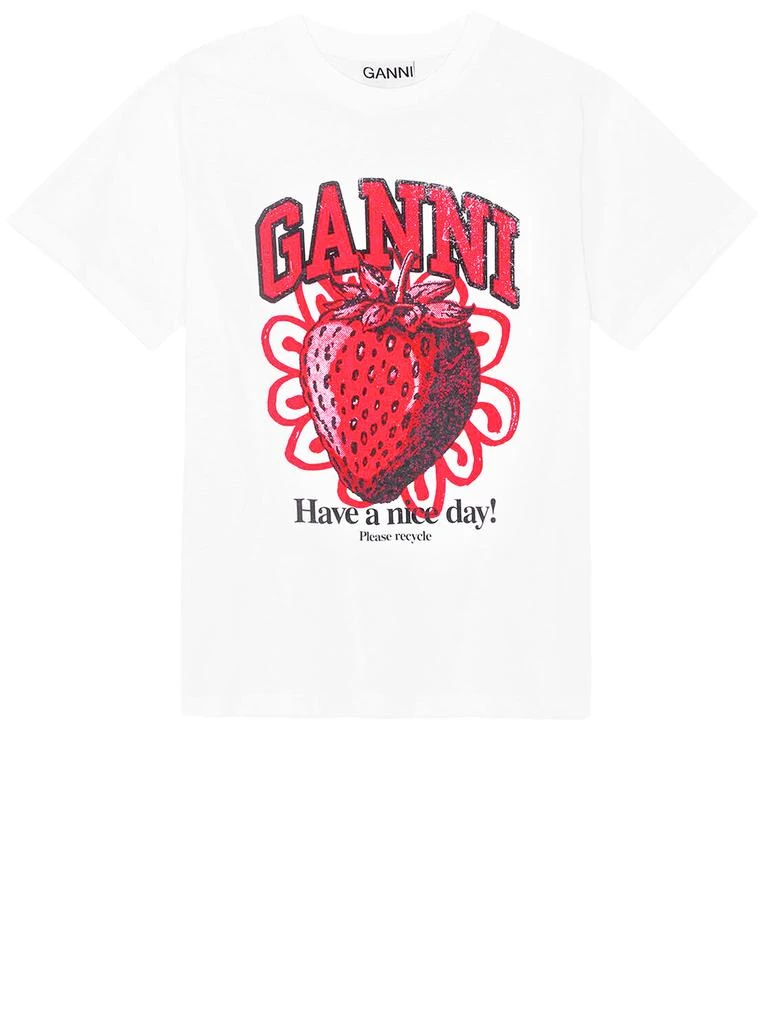 Ganni Strawberry t-shirt 1