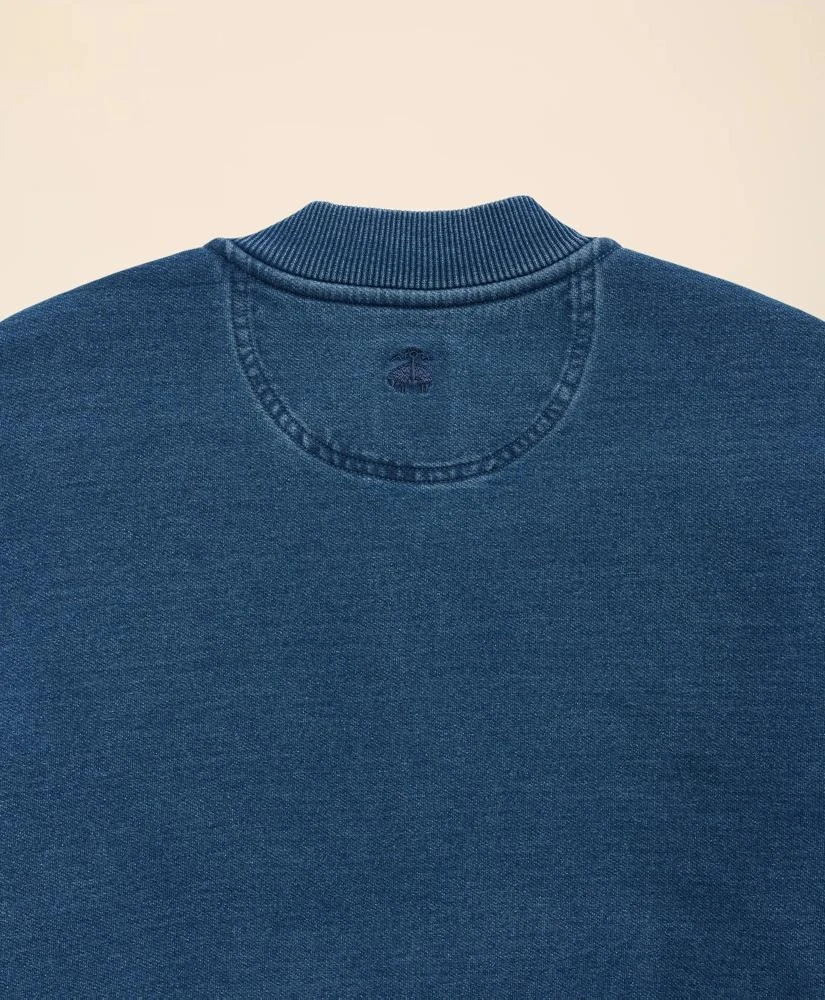 Brooks Brothers Cotton Blend Baseball Collar Sweatshirt 5