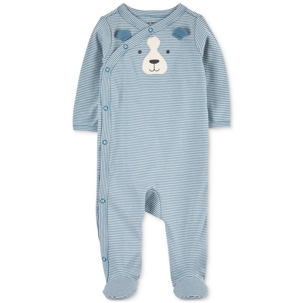 Carter's Baby Boys Dog Side-Snap Sleep & Play Footed Pajamas 1