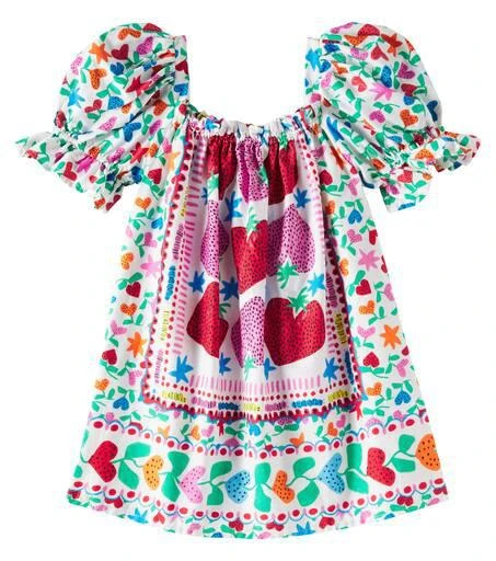 Fábula Printed cotton dress 3