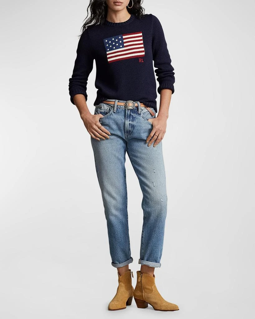 Ralph Lauren Flag Cotton Crewneck Sweater 3