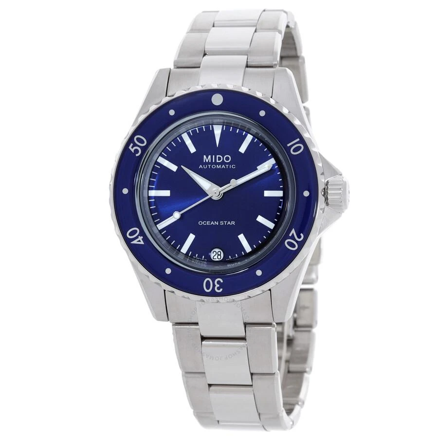 MIDO Ocean Star Automatic Blue Dial Ladies Watch M0262071104100 1
