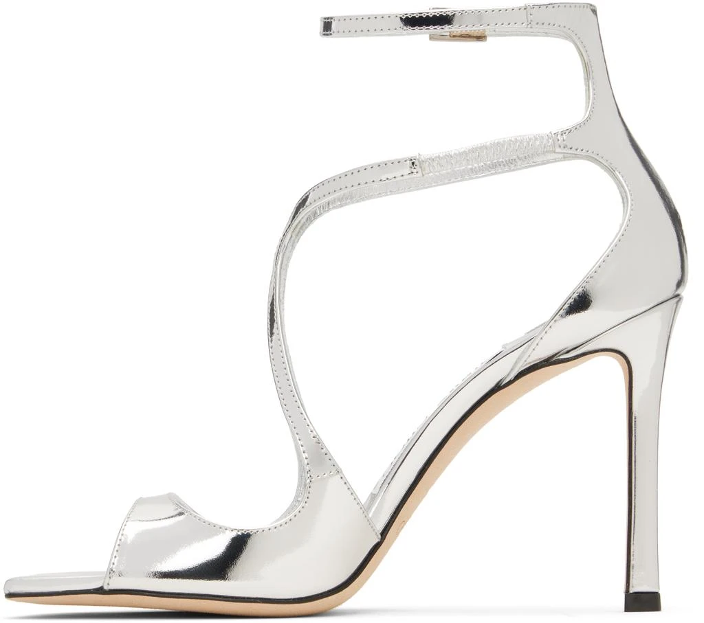 Jimmy Choo Silver Azia 95 Heeled Sandals 3