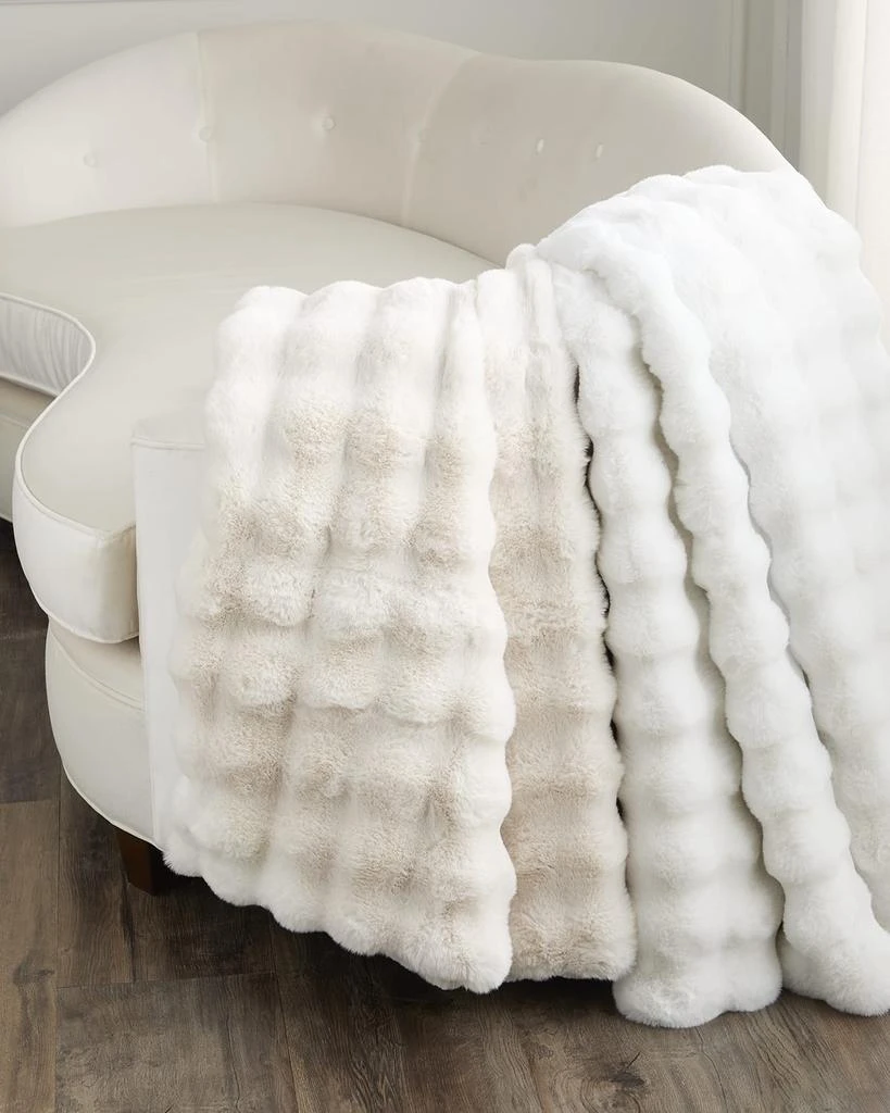 D.V. KAP Home Affair Faux Fur Throw, 55" x 72"