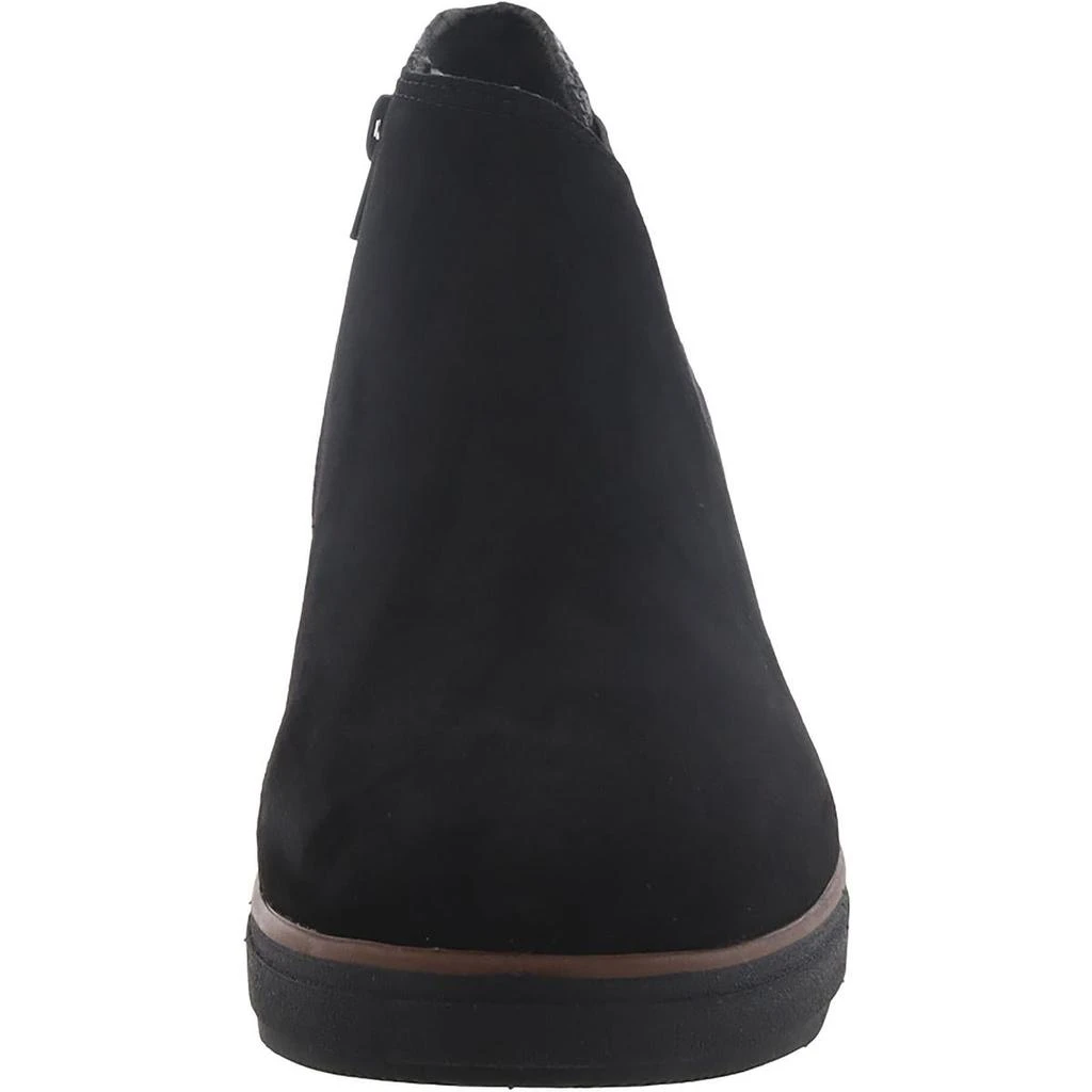 Clarks Mazy Harwich Womens Suede Mixed Media Wedge Boots 2