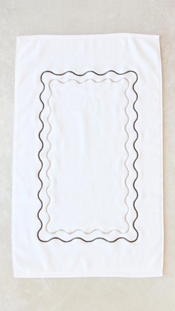 Kassatex Shopbop x Scalloped Bath Mat