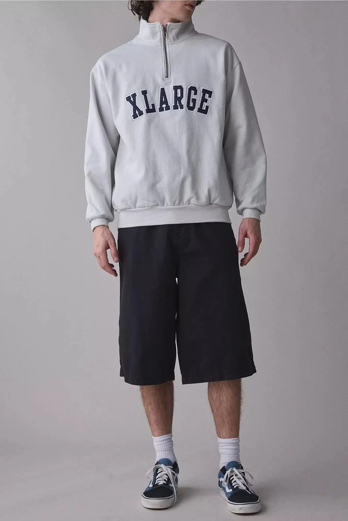 XLARGE XLARGE Arch Logo Graphic Half Zip Pullover Sweatshirt 3