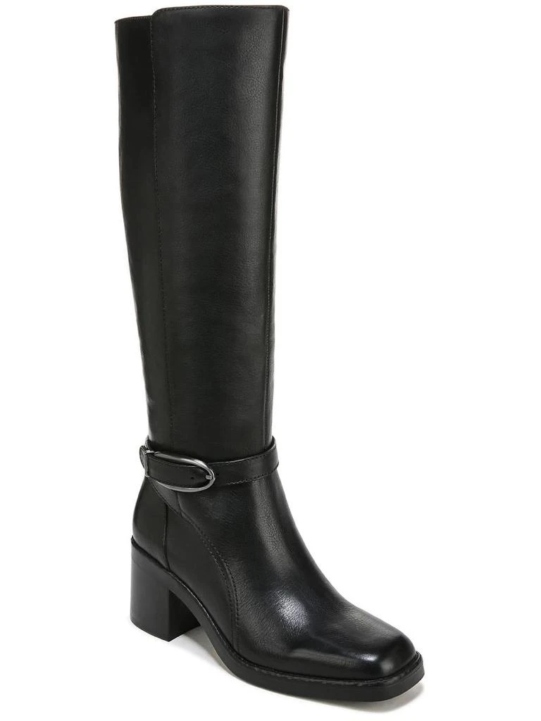 Naturalizer Elliot Womens Leather Square Toe Knee-High Boots 1