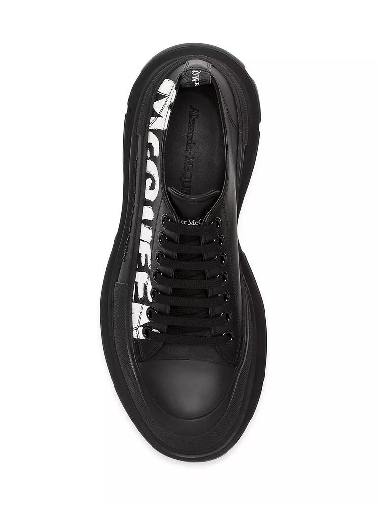 Alexander McQueen Leather Lace-Up Sneakers 5