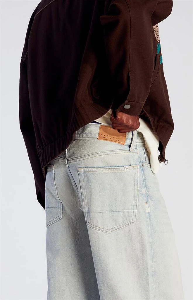 PacSun Blake Extreme Baggy Jeans Light Indigo Wash 5