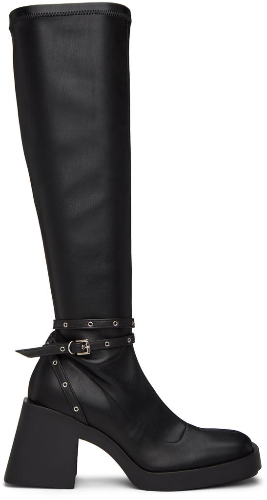 【関税込み】Justine Clenquet ブラック Raya ブーツ Justine Clenquet Black Raya Boots - Shoes - BeyondStyle