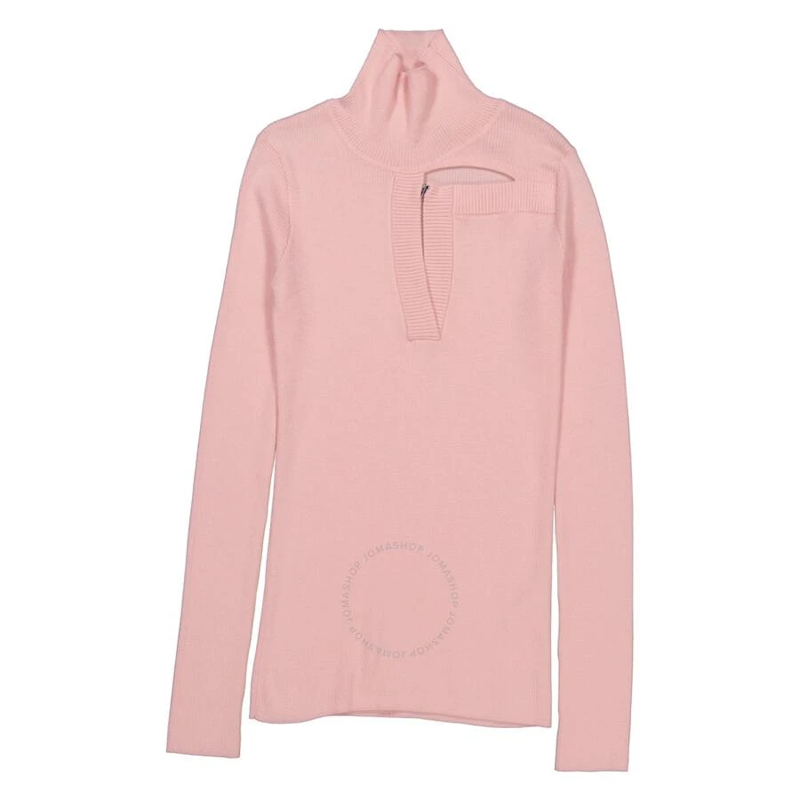 CHRISTOPHER KANE Ladies Pink Cutout Front Sweater 2