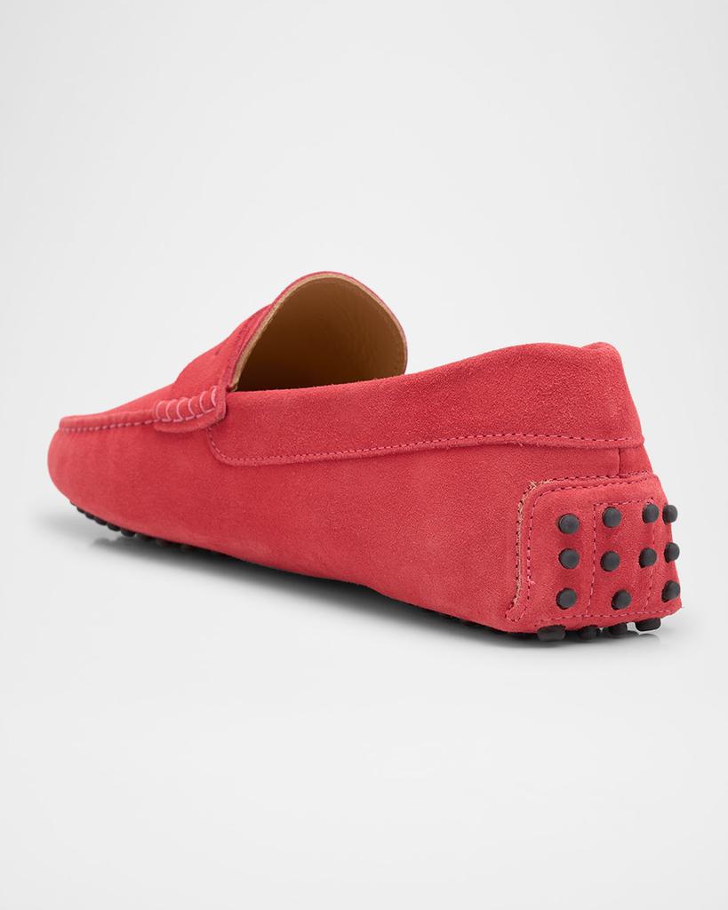 Paul Stuart Men's Dario Suede Driving-Sole Penny Loafers