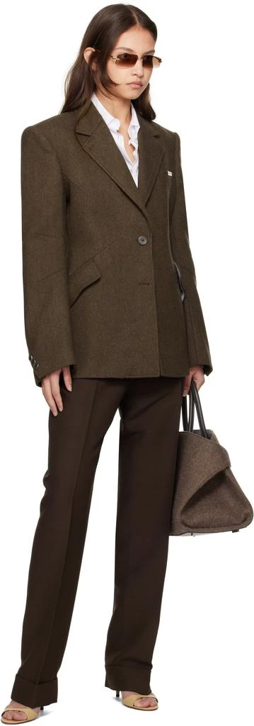 Salvatore Ferragamo Brown Medium Hug Bag 4