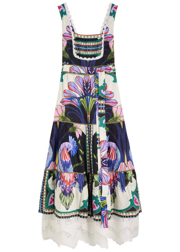 LUG VON SIGA Sena printed linen maxi dress