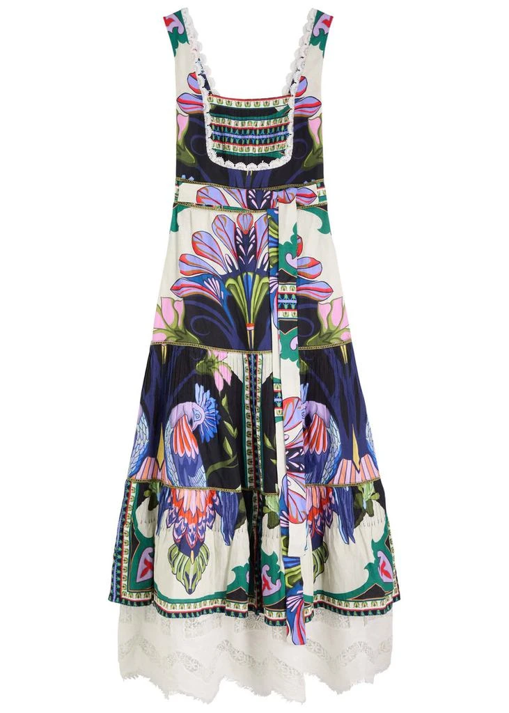 LUG VON SIGA Sena printed linen maxi dress 1