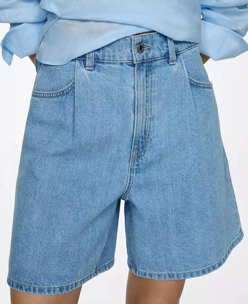 Mango Women's Straight Denim Shorts 1