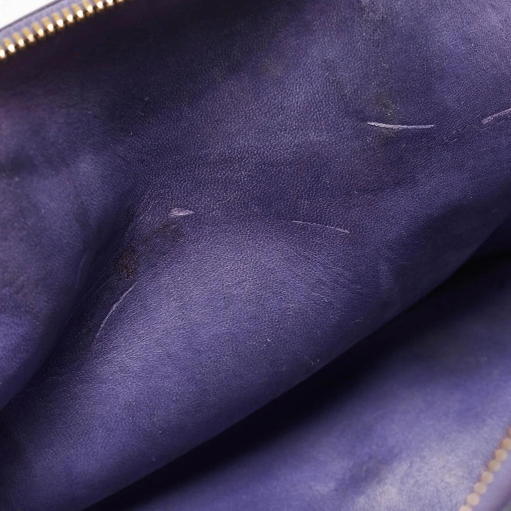 Louis Vuitton Louis Vuitton Purple Ostrich Alma BB Bag 12