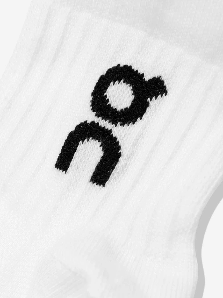 On Kids Logo 3 Pack Socks Set in White 3