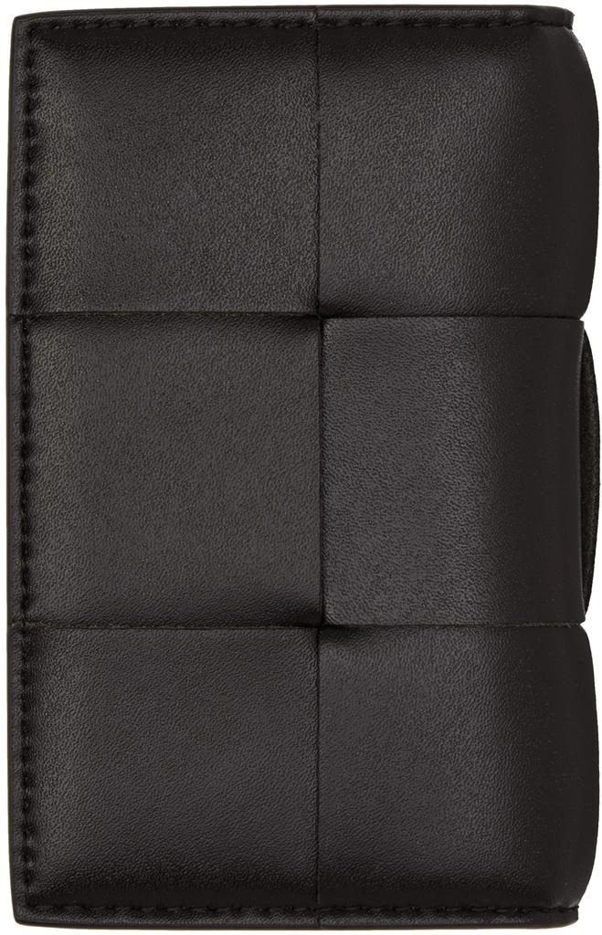 Bottega Veneta Brown & Tan Cassette Flap Card Case Wallet 2
