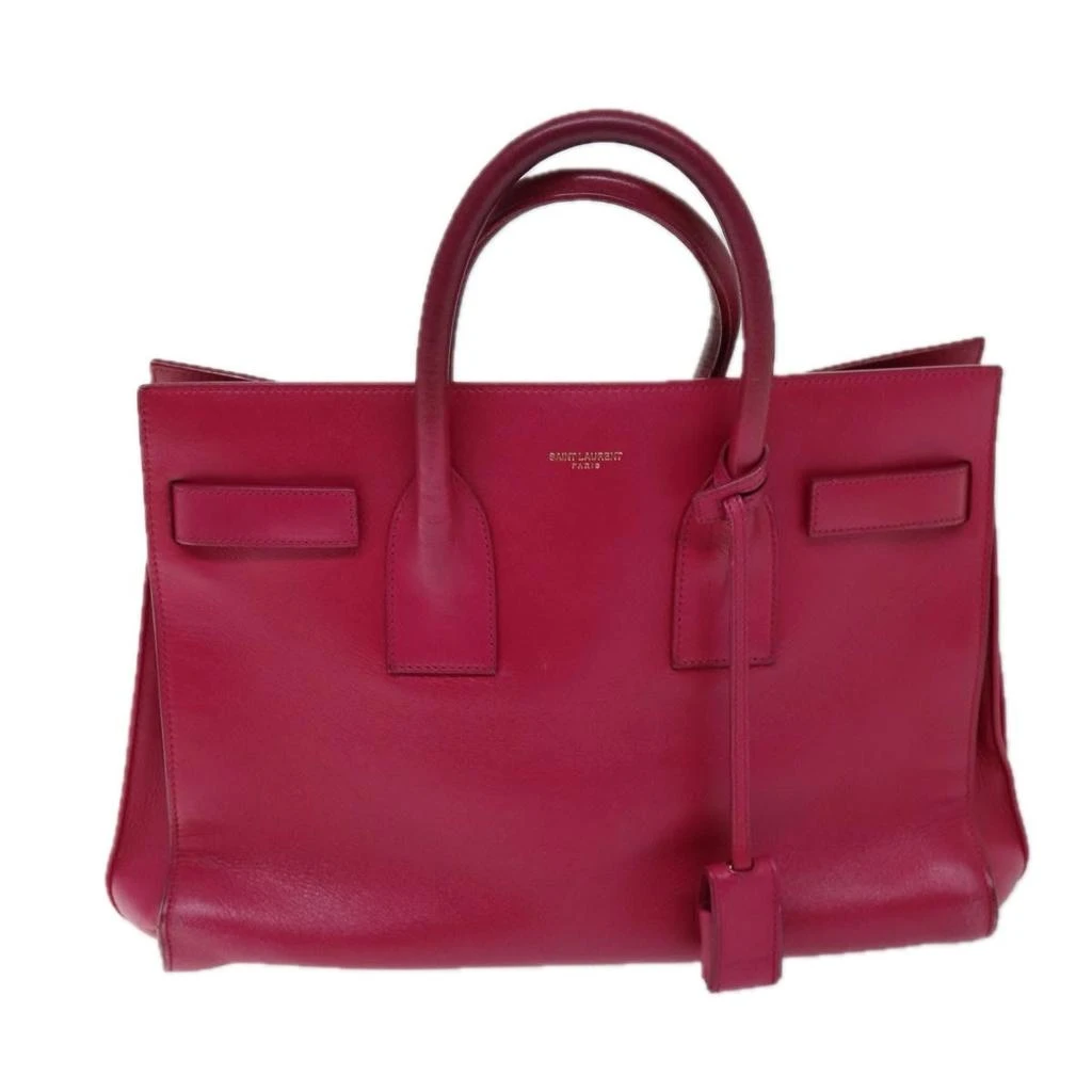 Yves Saint Laurent Sac De Jour Carryall Bag Leather Leather Bag (Pre-Owned)