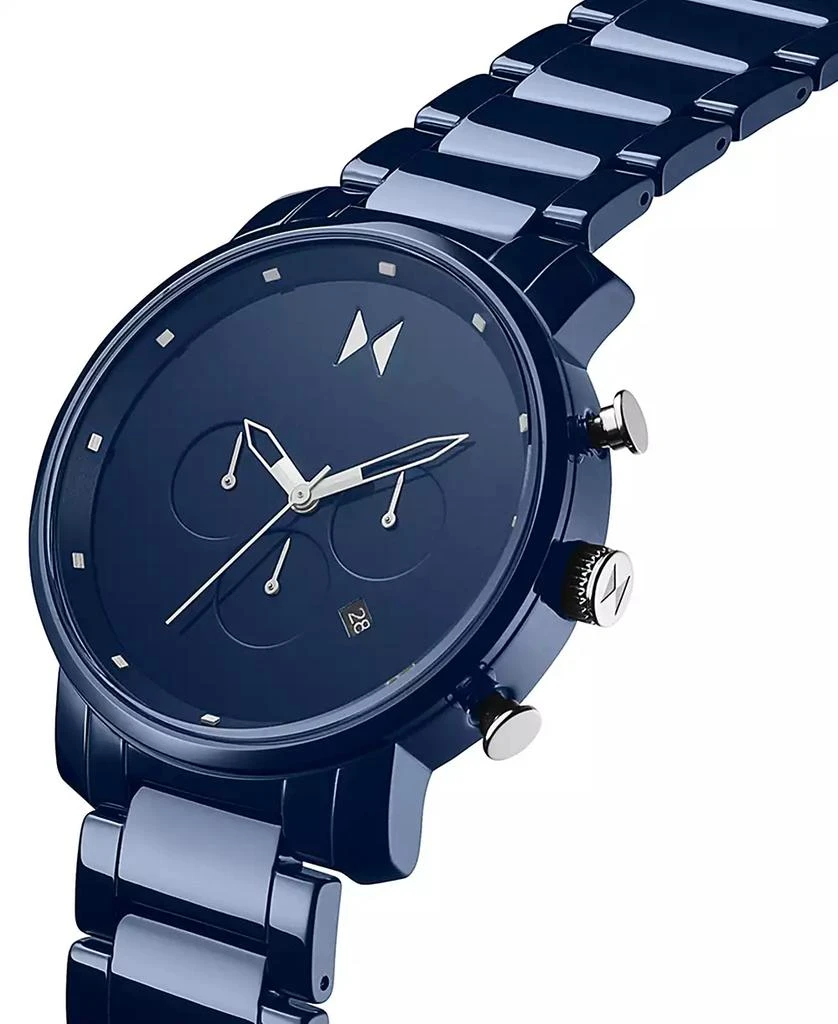 MVMT Men's Chrono Blue Ceramic Bracelet Watch 45mm 2