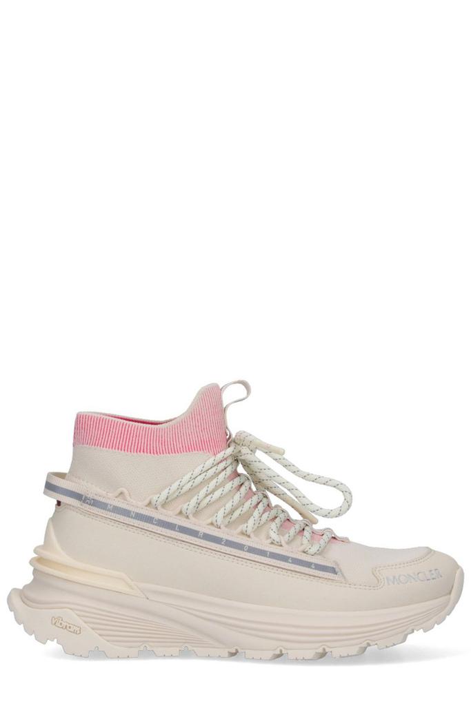 スニーカー MONCLER White Fabric And Nubuk Pivot Sneakers Moncler Pivot low-top sneakers Moncler