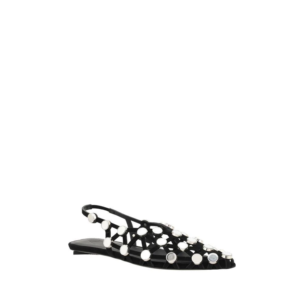 The Attico Grid Women's Ballerinas 2