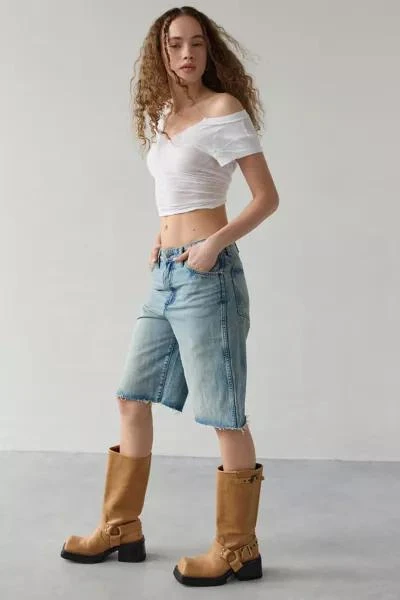 Wrangler Wrangler High-Rise Relaxed Denim Jort 3