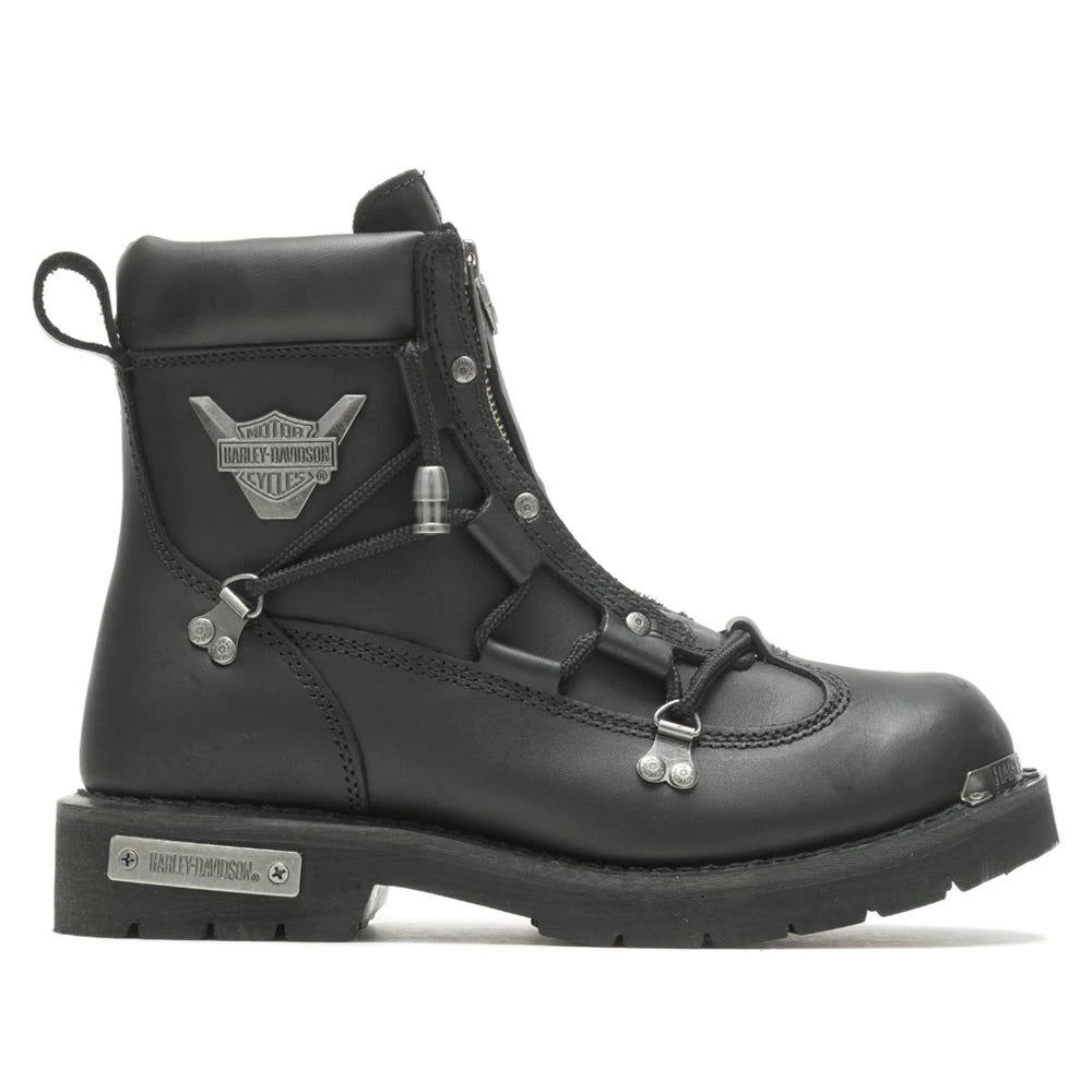 Harley Davidson Brake Light Round Toe Motorcycle Boots 1