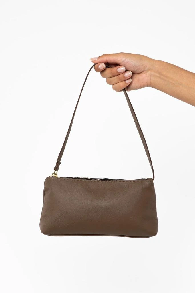 Los Angeles Apparel (Factory Store) RLH3468 - Leather Zip Pochette 10
