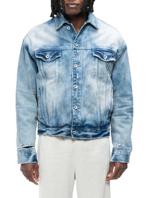 Purple Brand Padded Denim Jacket 1