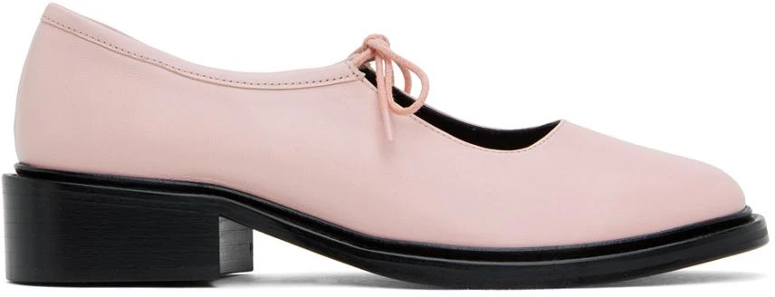 Nicole Saldaña SSENSE Exclusive Pink Fabiana Loafers 1