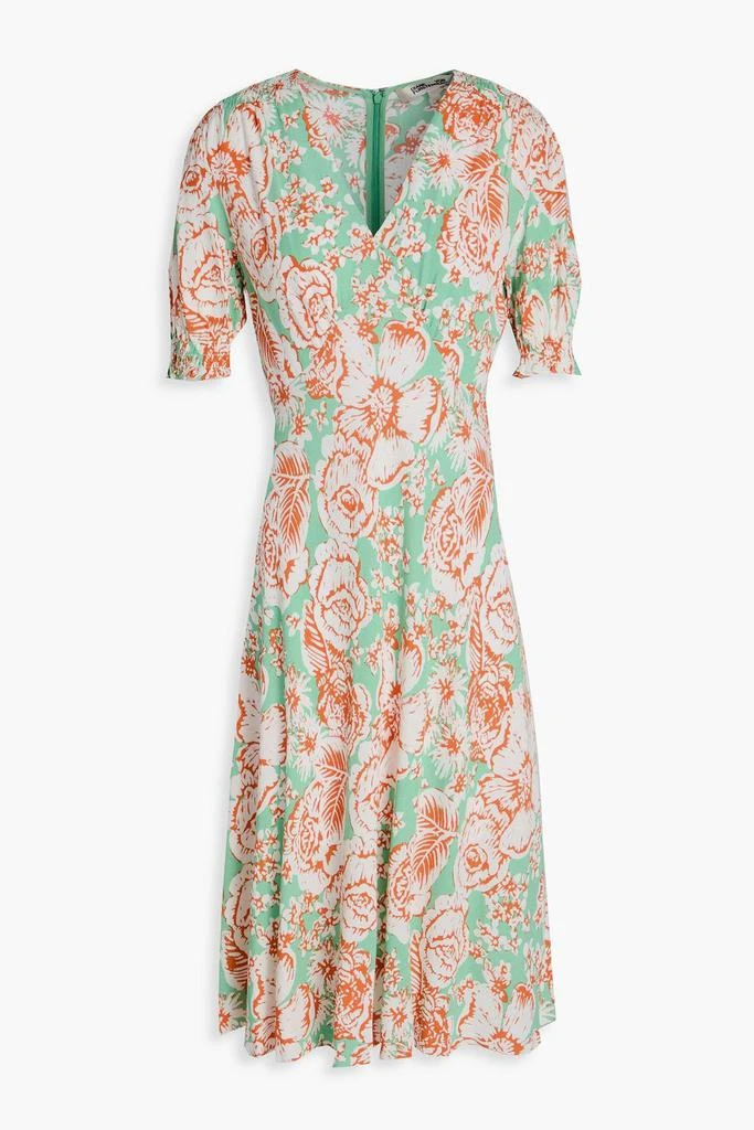 Diane von Furstenberg Jemma floral-print crepe dress 1