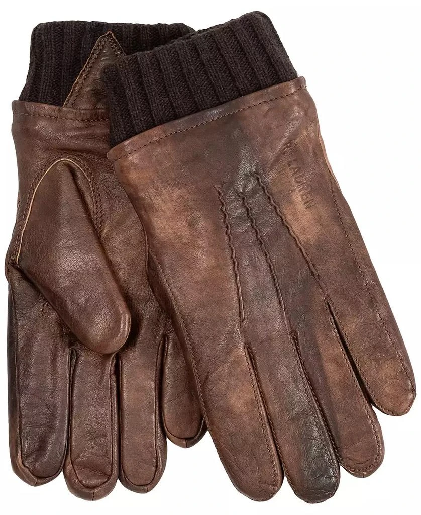 Ralph Lauren Men's Knit Cuff Flight Gloves 3