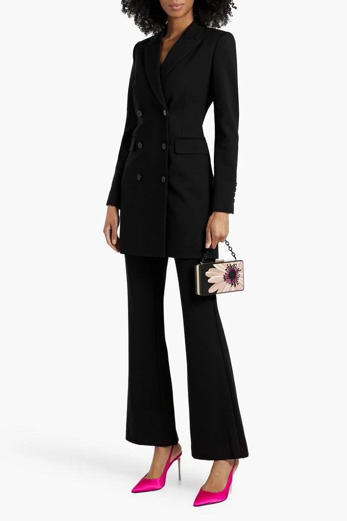 Diane von Furstenberg Virginia double-breasted crepe blazer 2
