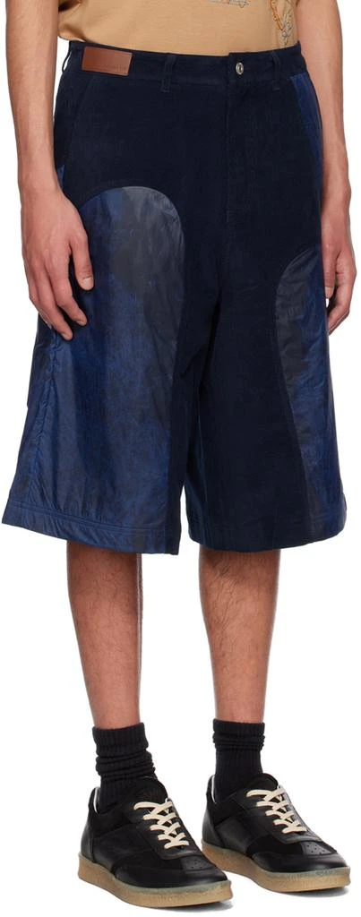 ANDERSSON BELL Navy Paneled Shorts 2