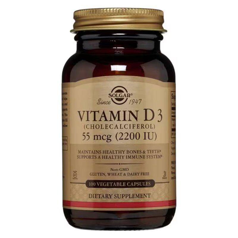 Solgar Solgar -  Vitamin D3 55µg (50 Vegetable Capsules)