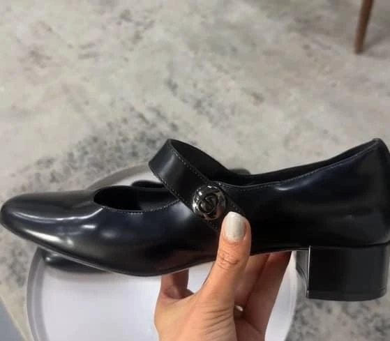Dior Dior Black Leather D-Doll Mary Jane Pumps Size 38 2