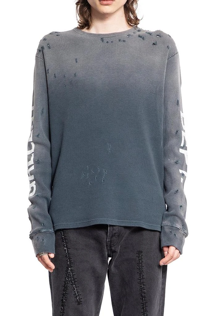 Gallery Dept Gallery Dept. Urcle Thermal Distressed Sweatshirt 1