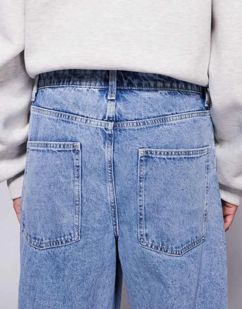 ASOS ASOS DESIGN super baggy jeans in 90's stone wash 4