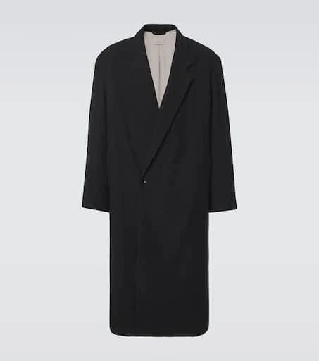 Lemaire Oversized virgin wool twill overcoat 1