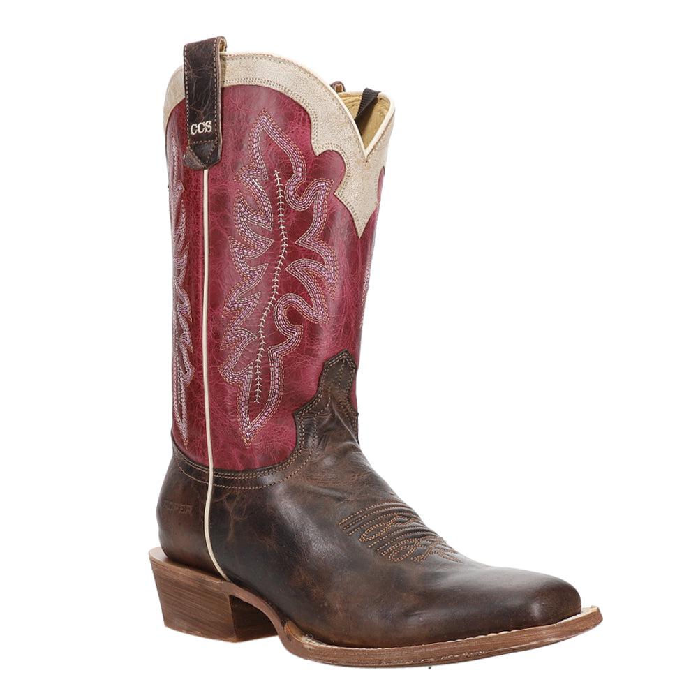 Roper Ride 'em Cowgirl CCS Embroidered Square Toe Cowboy Boots