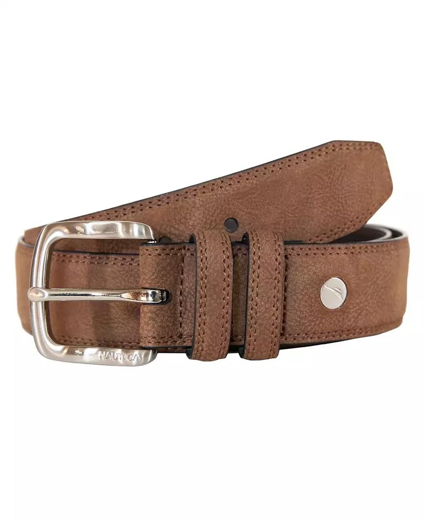 Nautica Men's Casual Padded Leather Belt 4