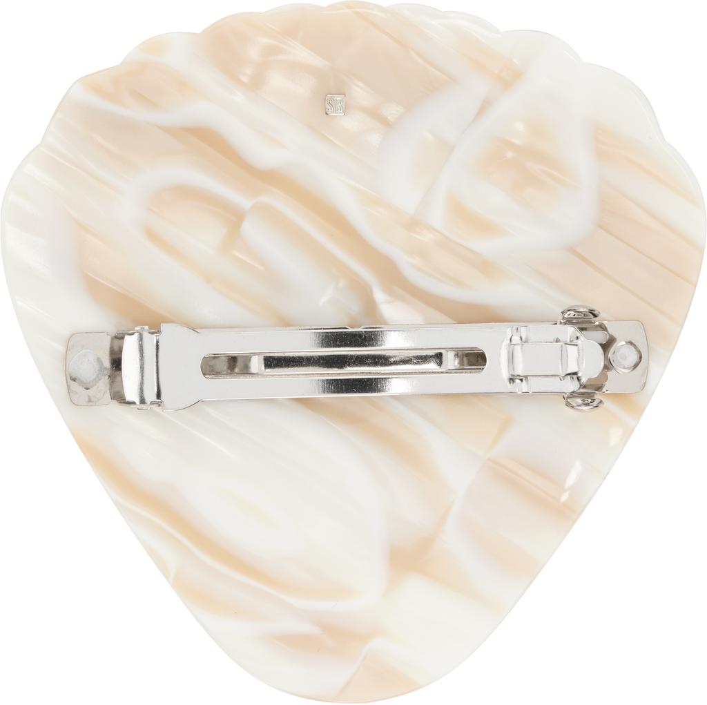 Sophie Buhai White & Beige Fan Shell Hair Clip