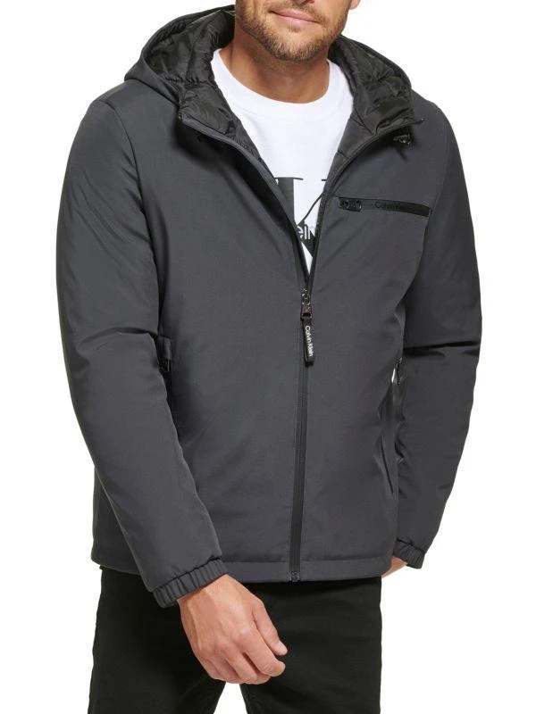 Calvin Klein Logo Hooded Jacket 3