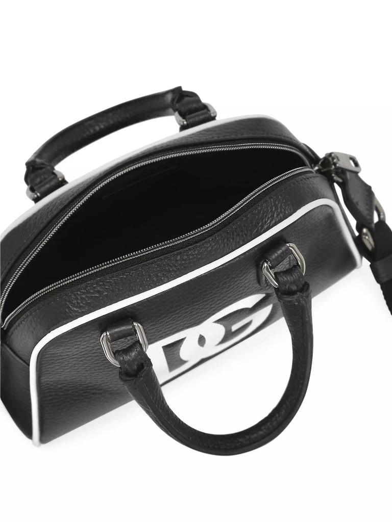 Dolce & Gabbana Girl's 'DG' Leather Bowling Bag 4