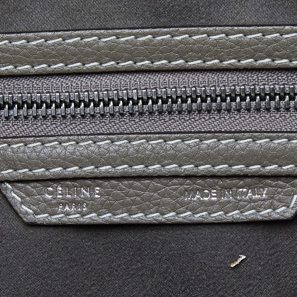 Celine Celine Grey Leather Mini Luggage Tote 10