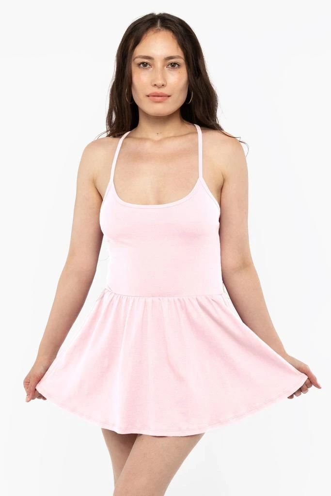 Los Angeles Apparel 43206X - Baby Rib Cross Back Mini Dress 23