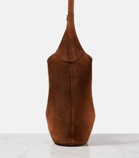 Yves Saint Laurent Le 5 à 7 suede bucket bag 6